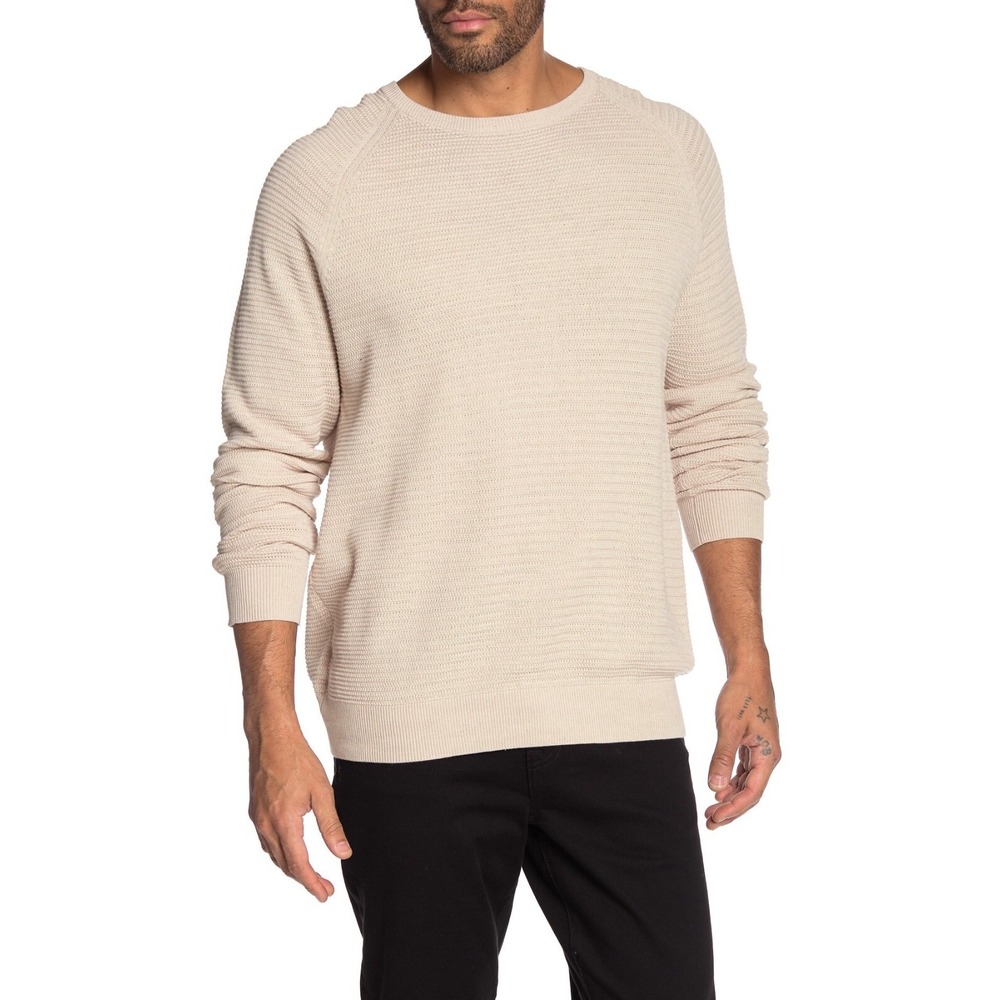 Weatherproof Men's Crew Neck Raglan Sleeve Knit Sweater Size M $80